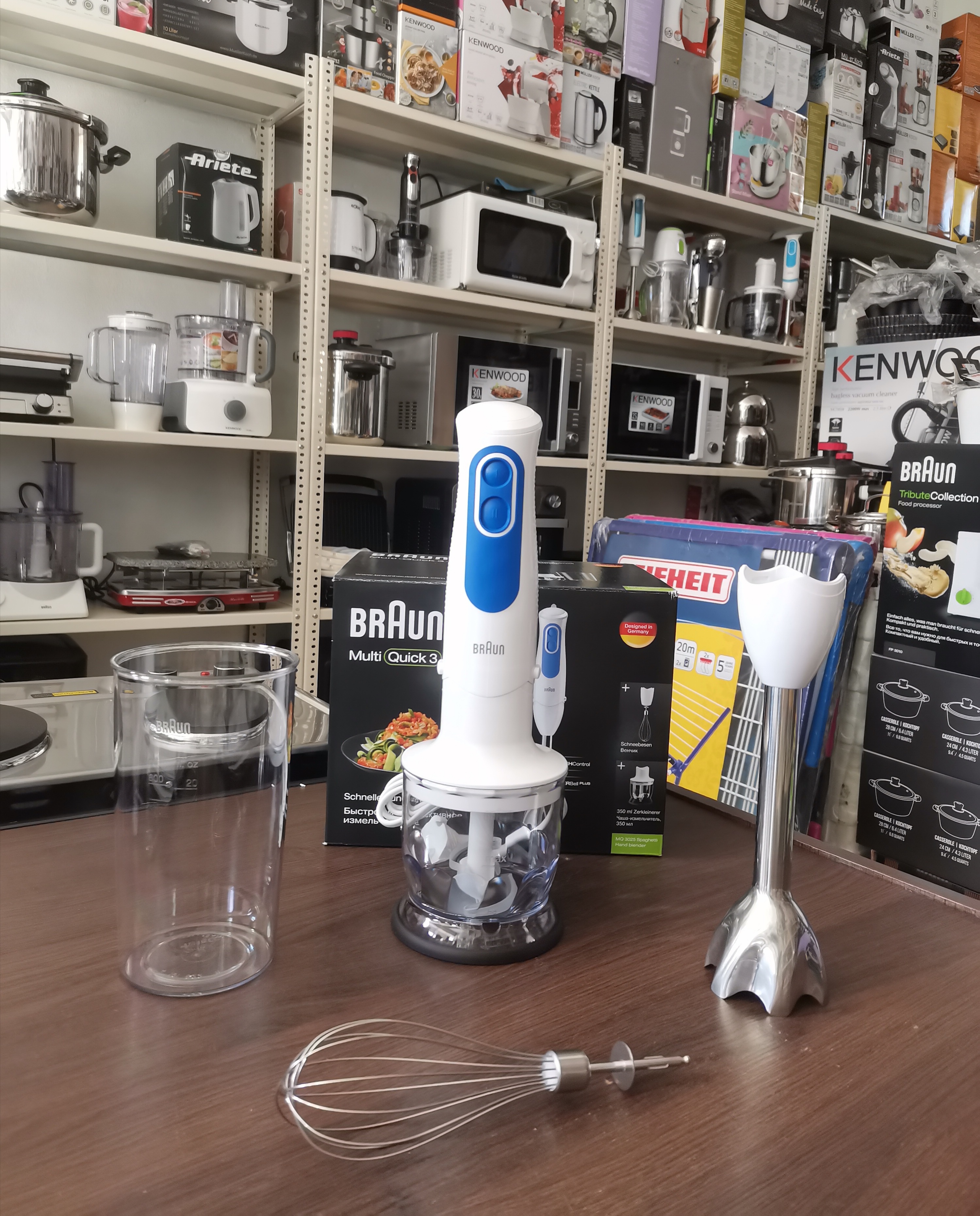 BR MQ3035 hand blender white blue 700w