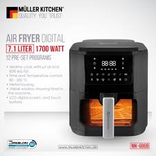 Muller Koch Airfryer Digital 7.1L 1700 watt