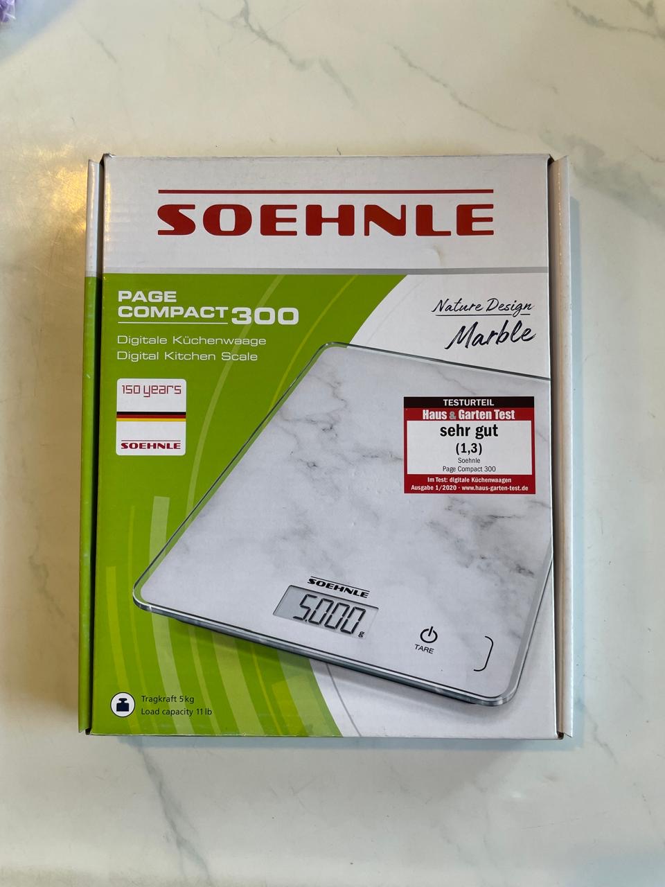 LF61516 ميزان طعام ماربل ابيض
