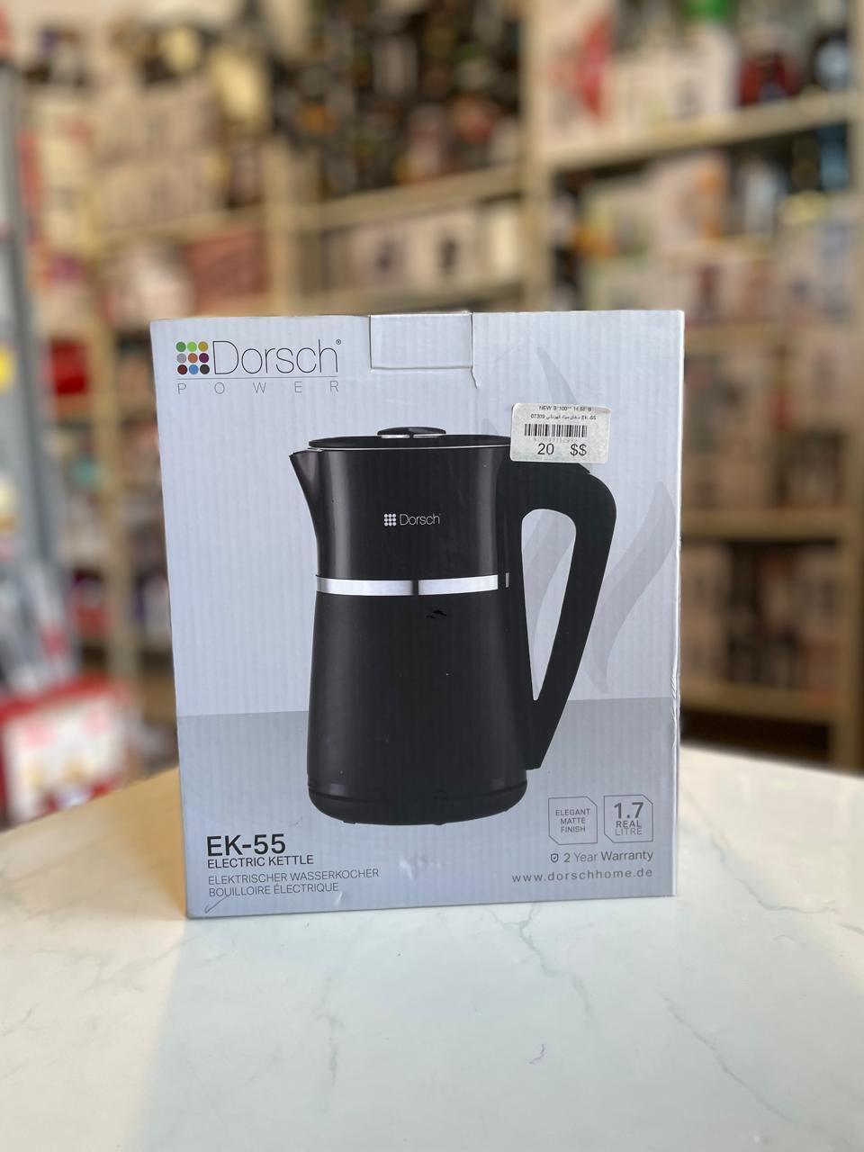 Dorsch07309 ابريق كهربائي اسود