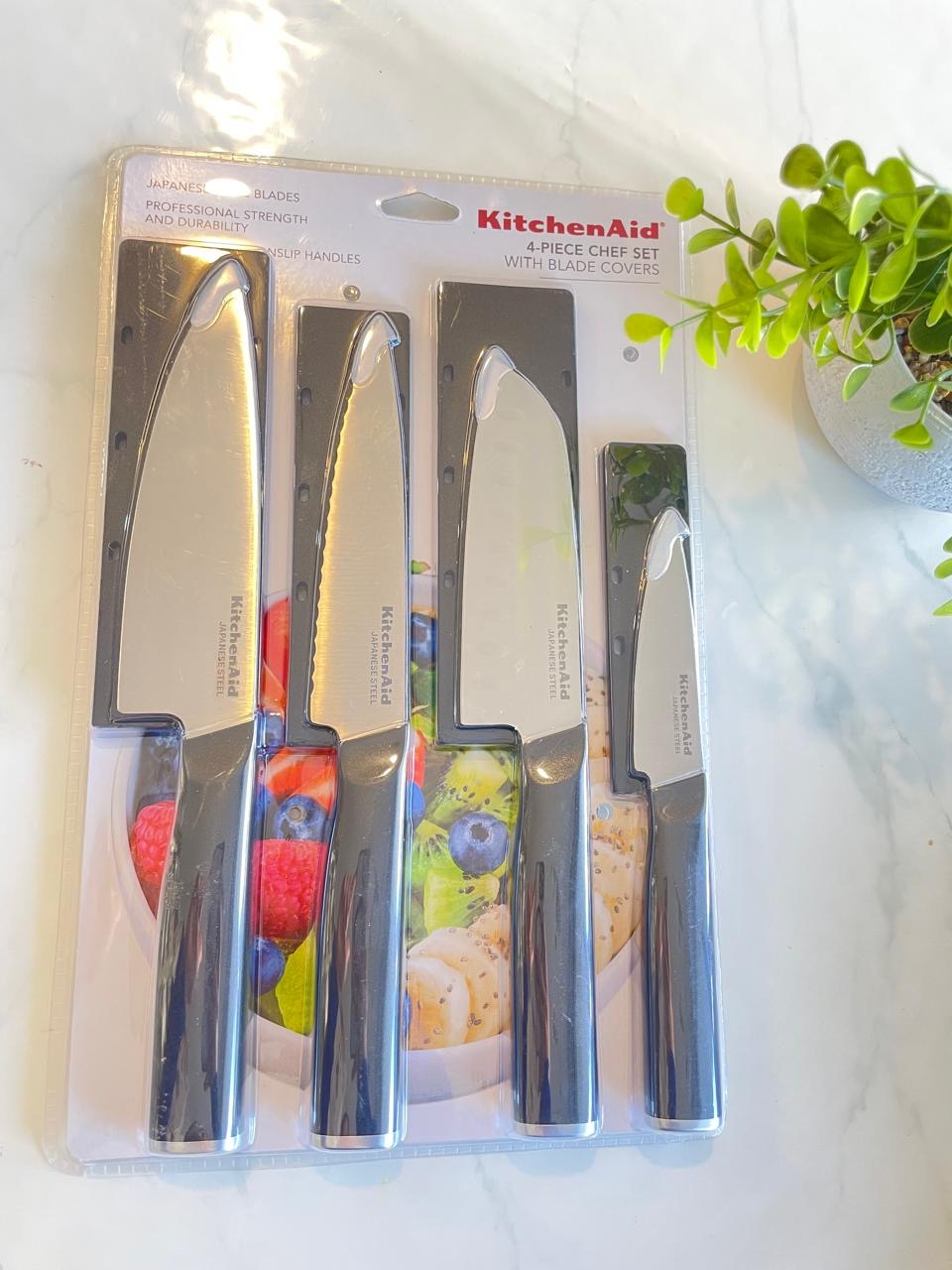 kitchen aid طقم سكاكين  اسود