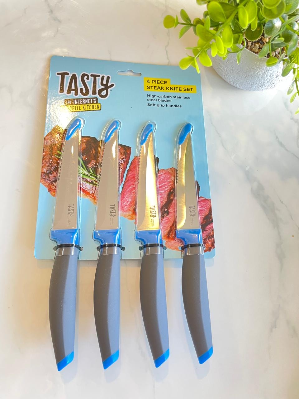 tasty مجموعة سكاكين ازرق