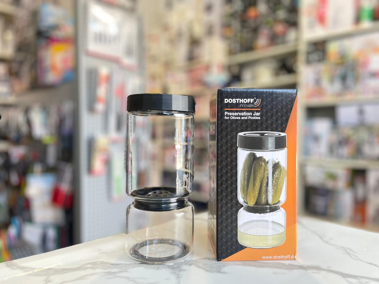 Dosthoff اسنسير زيتون زجاج