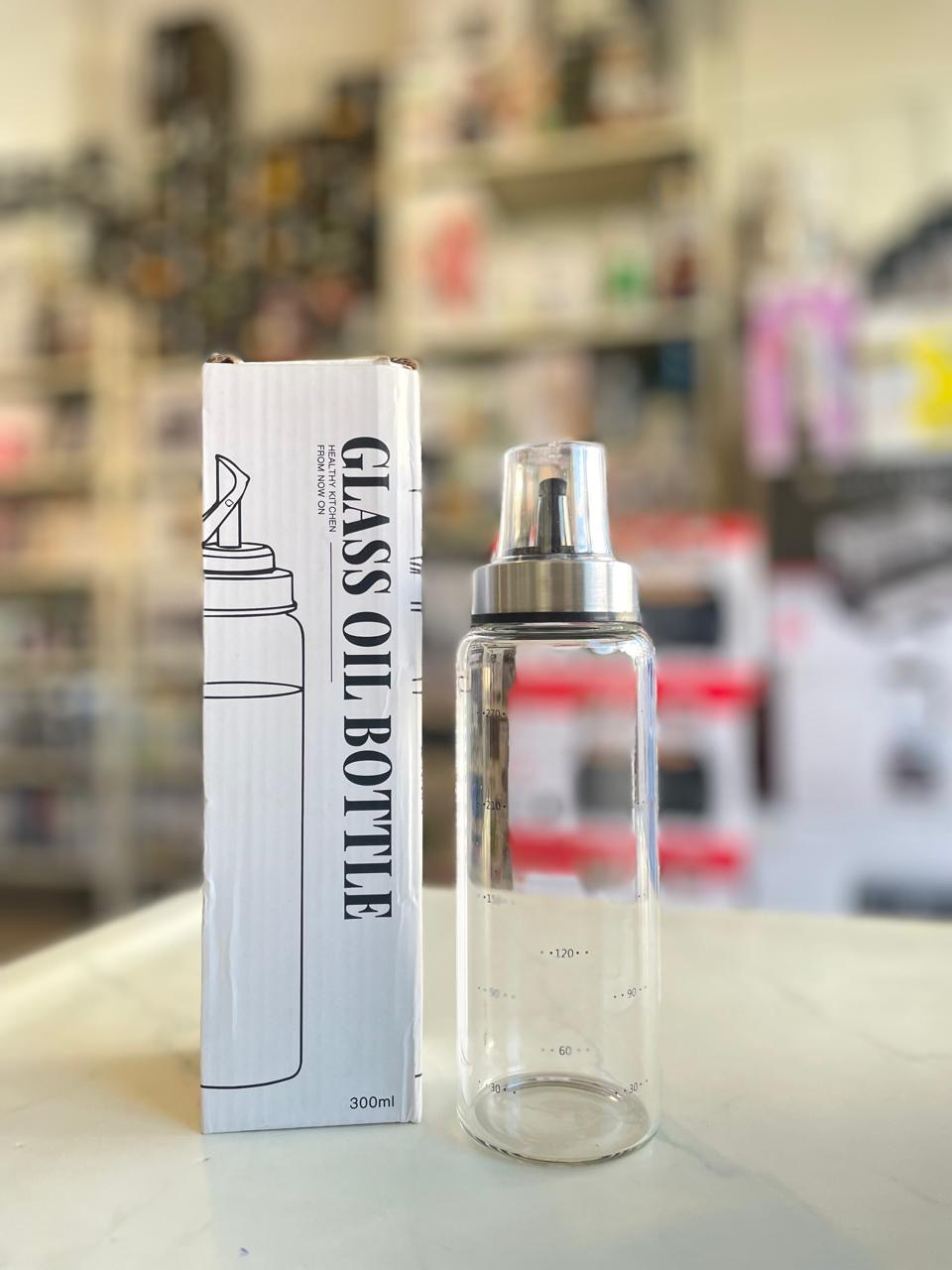 300ml مزيتة زجاج