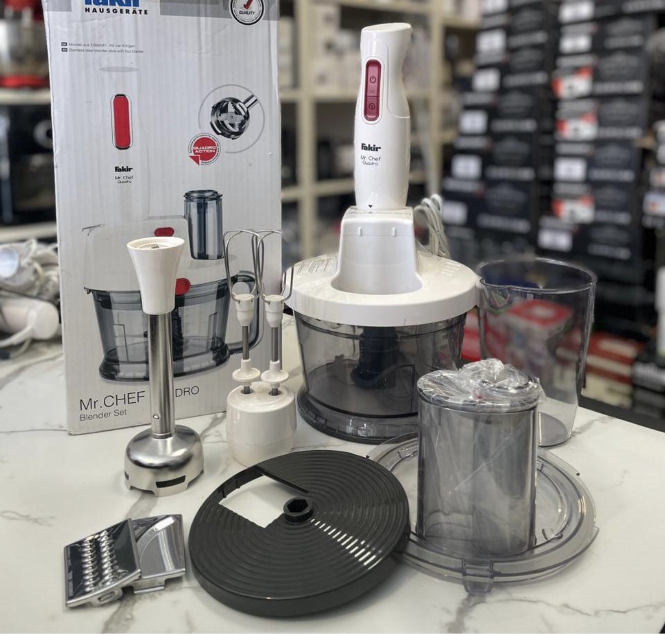 fakir blender set mr quadro