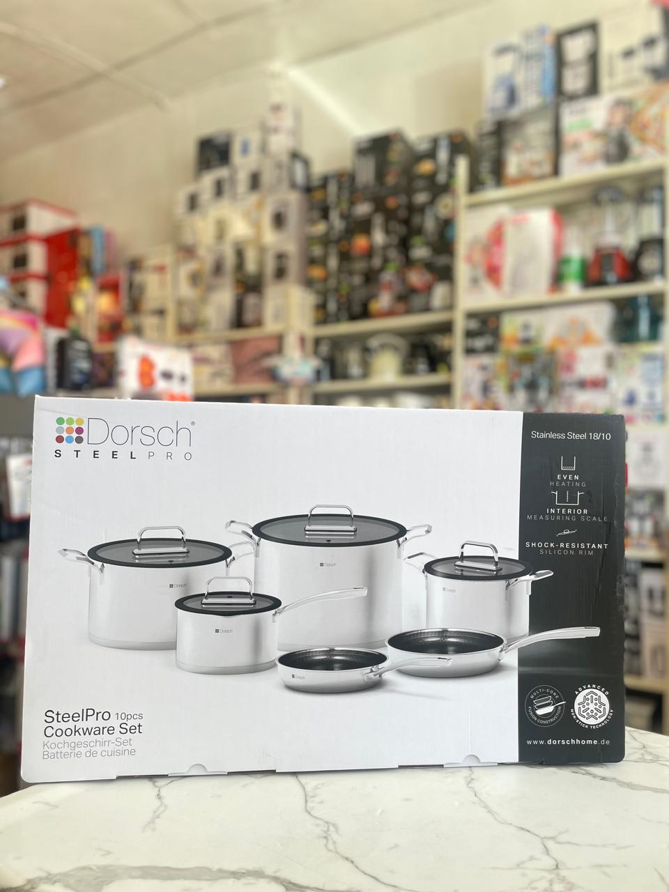 DORSCH طقم طناجر ستتلس 10قطع 03855