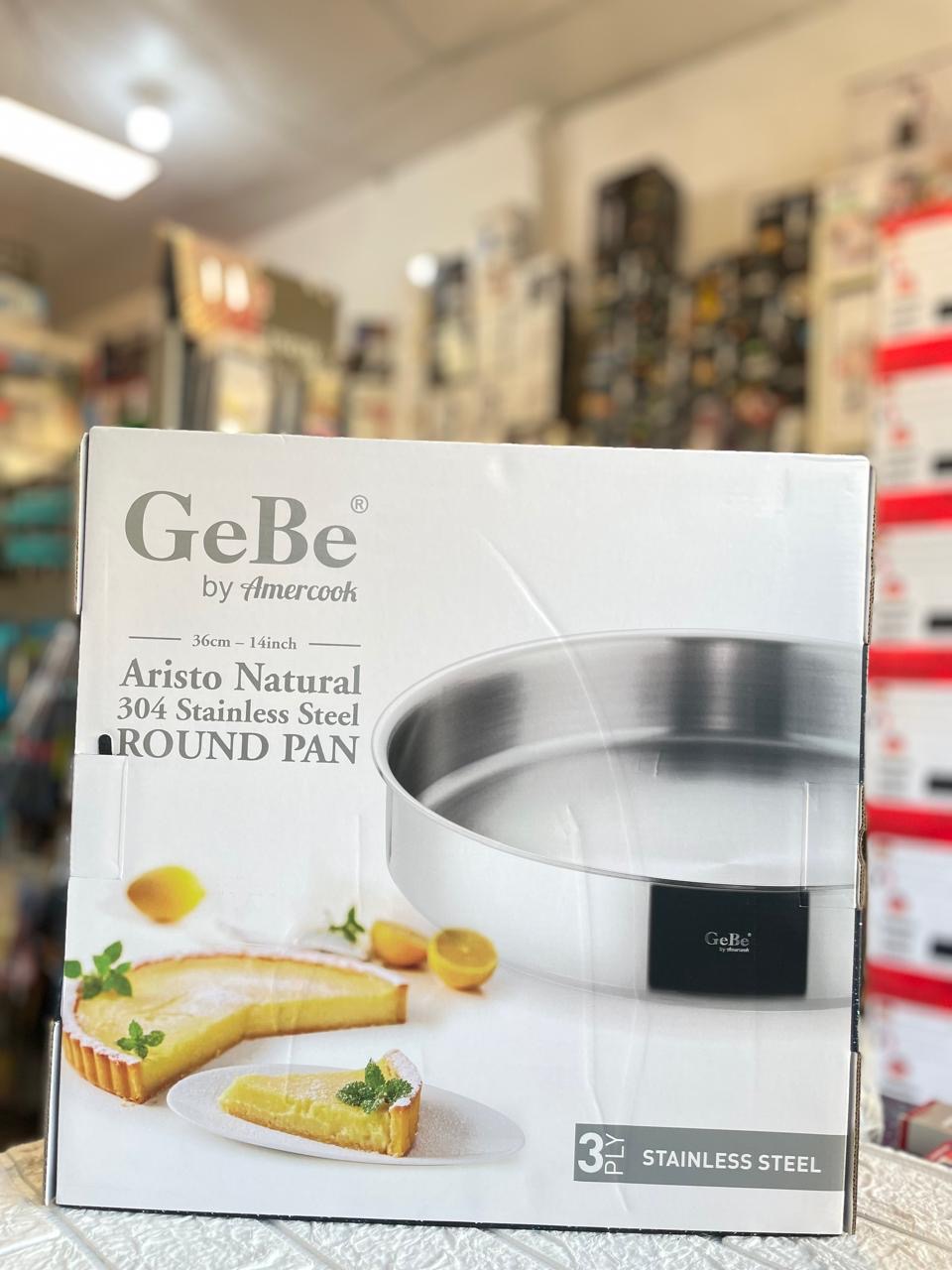 Gebe 36cm صنية ستنلس