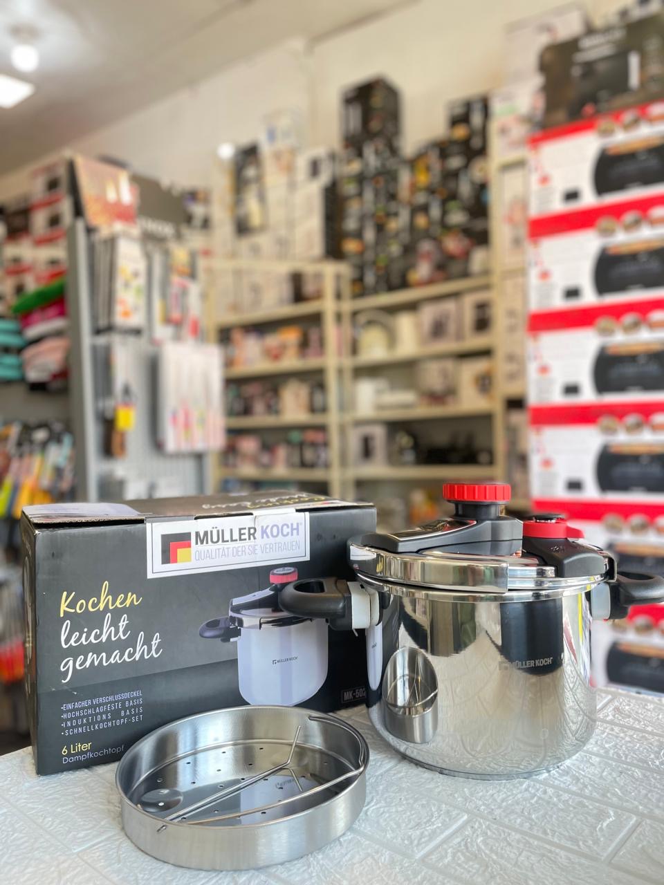 Muller Koch Stainless Steel Pressure Cooker 6L