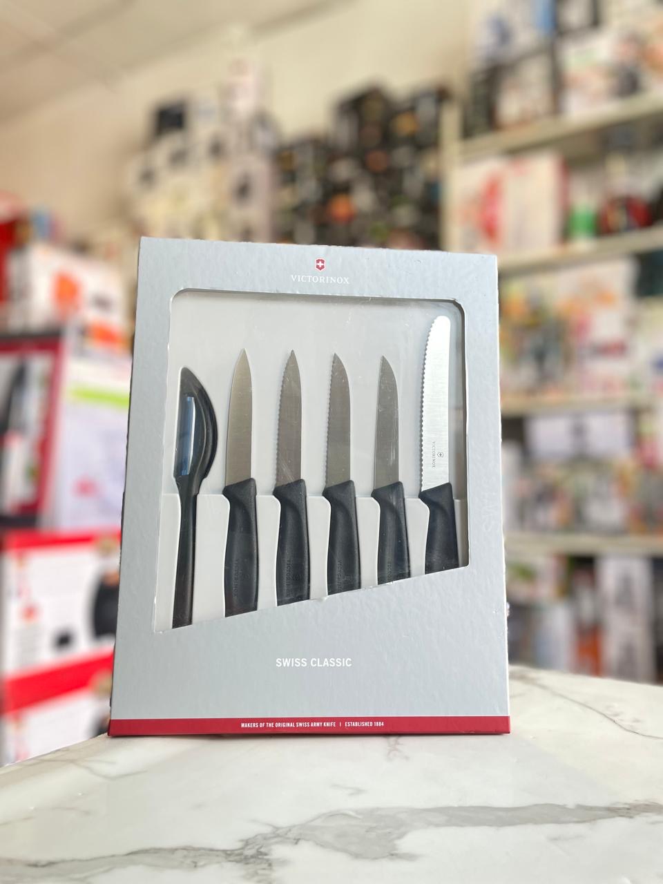 Victorinox 6.7113.6G مجموعة 5 اسود وقشارة
