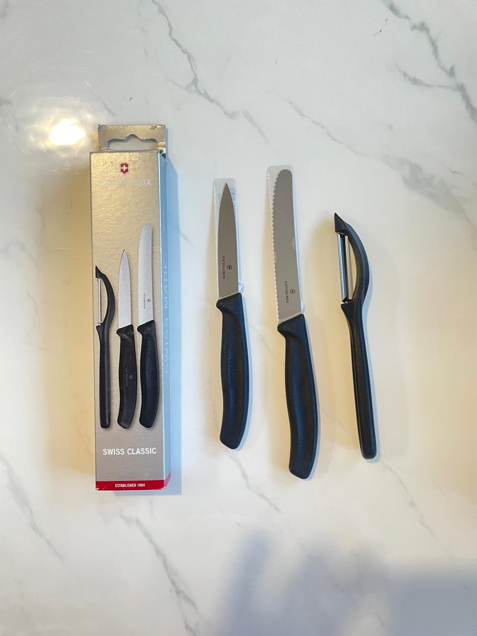 Victorinox Classic Paring Knife Set With Peeler 3 pcs 6.7113.31