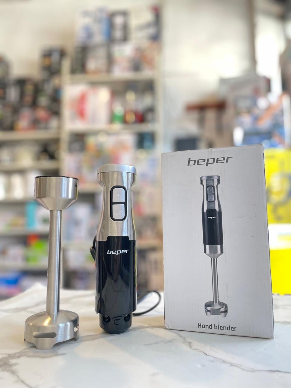 Beper hand blender stainless