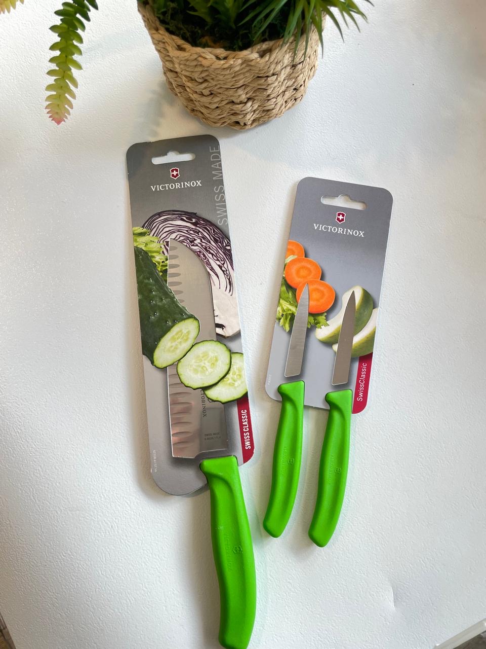 victorinox 6.8526.17L4 سكين خضار اخضر
