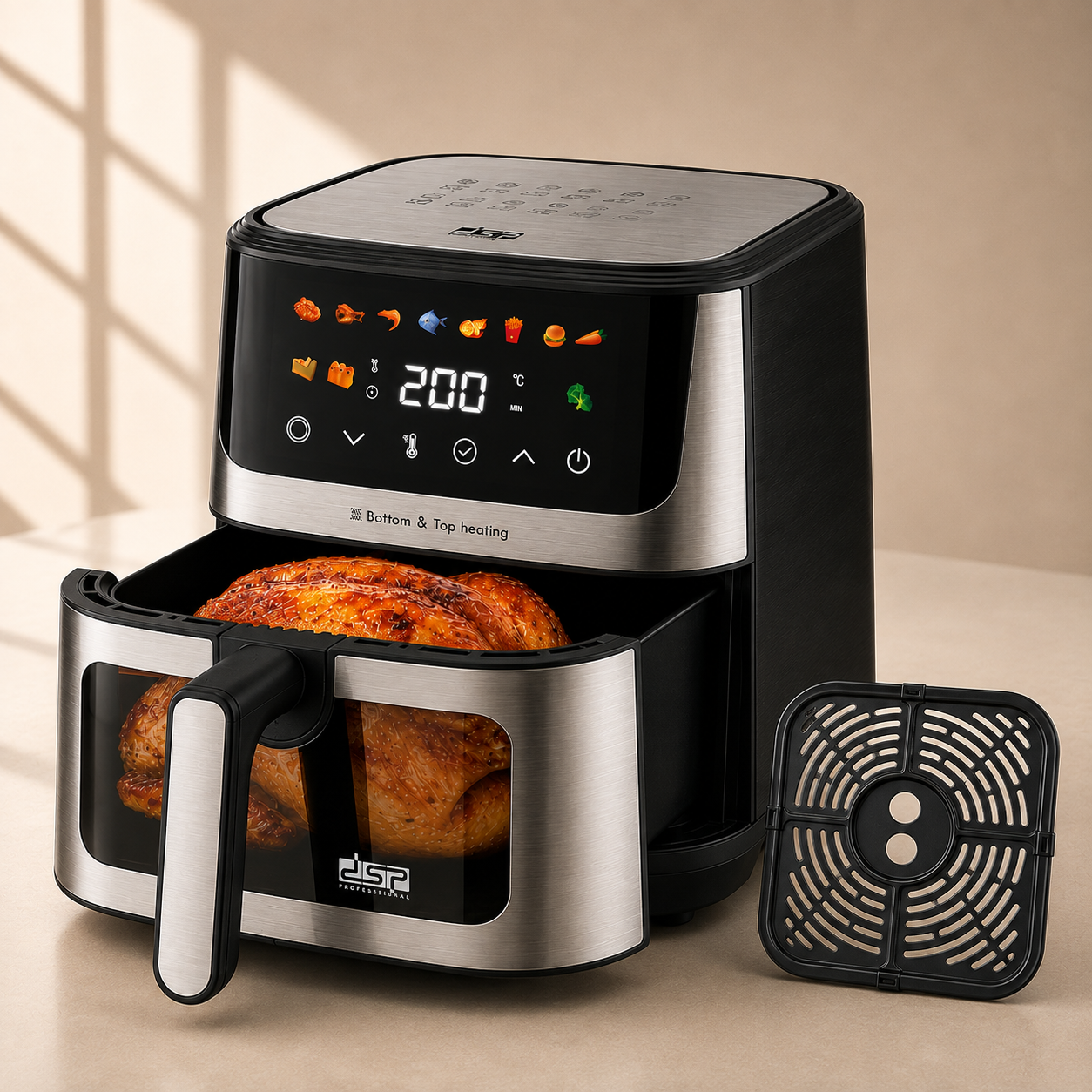 Air Fryer DSP 9L KB-2173 	قلاية هوائية DSP سعة 9 لتر KB-2173