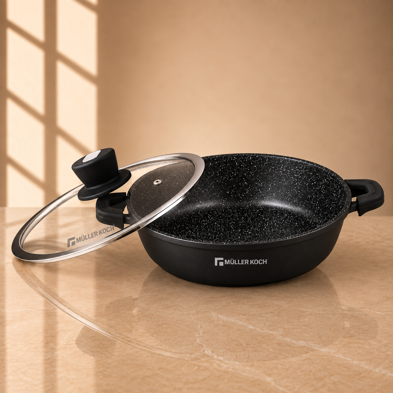 32cm Shallow Die-Cast Casserole